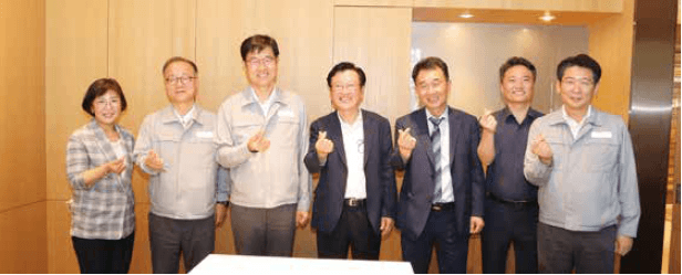 울산 현대중공업동문회 방문 오찬행사 가져...