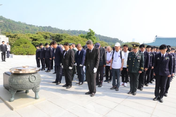 인하ROTC동문회 순직 동문 참배 행사