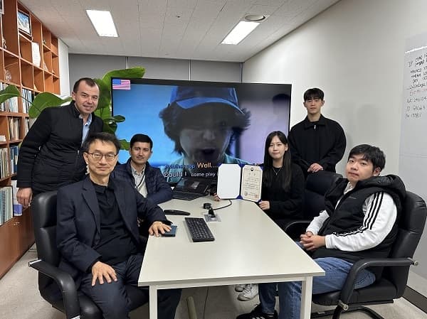 이우기 교수와 학생들 특허청장상 수상